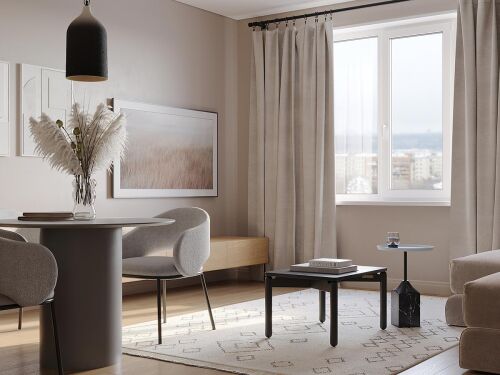 Столик кофейный saga, 50х70 см, темно-серый 3