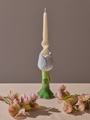 Подсвечник floret голубого цвета из коллекции blossom, 20 см 5