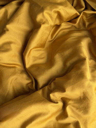 Комплект постельного белья из премиального сатина горчичного цве 3