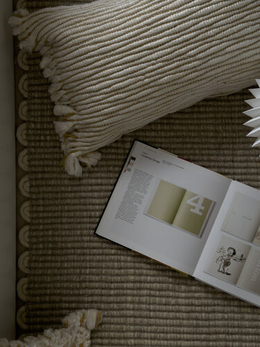 Чехол на подушку горчичного цвета clouds из коллекции ethnic, 35 5