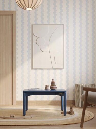 Столик кофейный saga, 50х70 см, синий 2