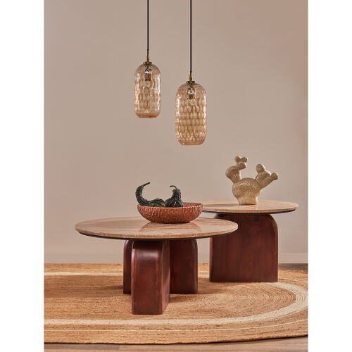 Светильник подвесной mystic aura, D17 см, коричневый 3