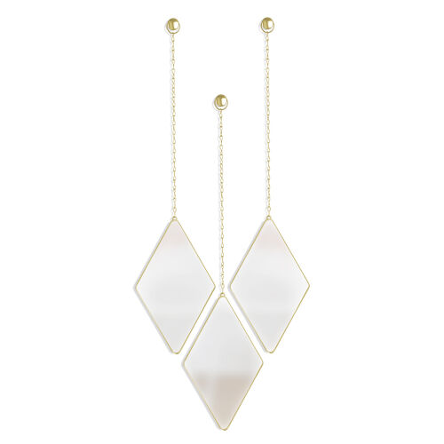 Набор зеркал dima, матовая латунь, 3 шт. 4