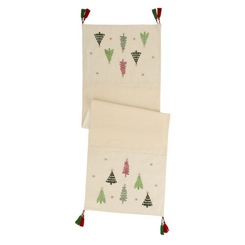 Дорожка на стол frozen pines из коллекции new year essential, 45 2 Дорожка на стол frozen pines из коллекции new year essential, 45 2