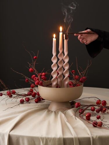 Набор аксессуаров для свечей дымчато-коричневого цвета из коллек 3