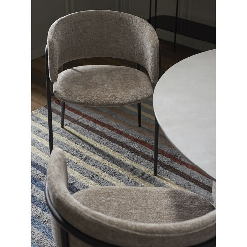 Стул helning, мягкий шенилл, серо-коричневый 2