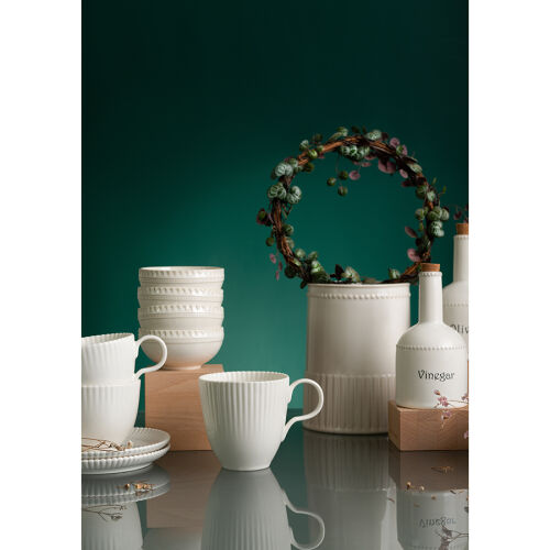 Кружка из фарфора белого цвета из коллекции kitchen spirit, 350  5