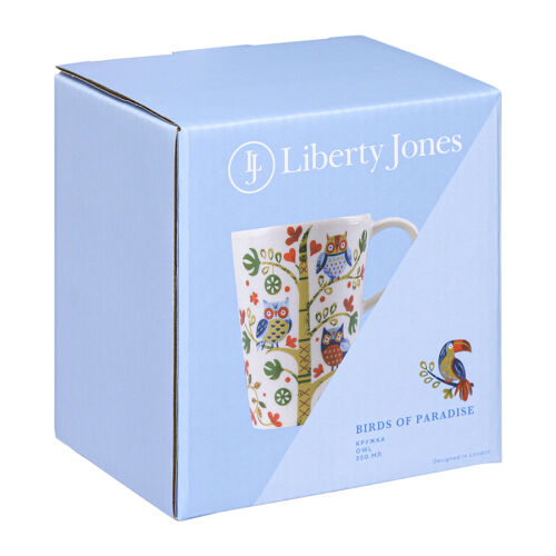 Кружка owl из коллекции birds of paradise в подарочной упаковке, 7 Кружка owl из коллекции birds of paradise в подарочной упаковке, 7