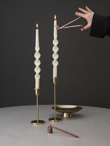 Набор аксессуаров для свечей дымчато-коричневого цвета из коллек 4