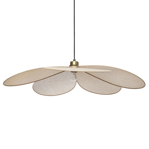 Светильник подвесной kamille, D79 см, бежевый 6