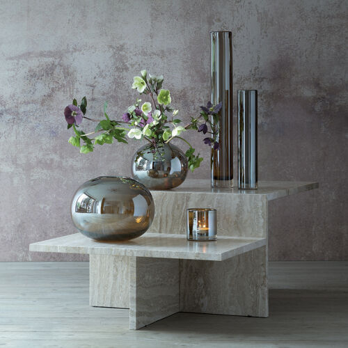 Ваза signature, epoque, 18 см, янтарь 2