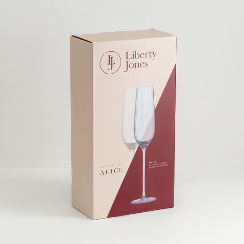 Набор бокалов для шампанского alice в подарочной упаковке, 200 м 7