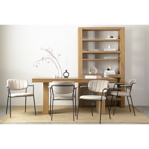 Стул eirill, велюр, серо-бежевый 7