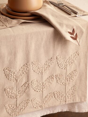 Дорожка на стол desert leaf из коллекции essential, 45х150 см 3