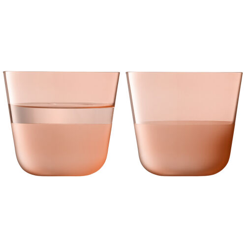 Набор стаканов arc contrast, 260 мл, коралловые, 2 шт.