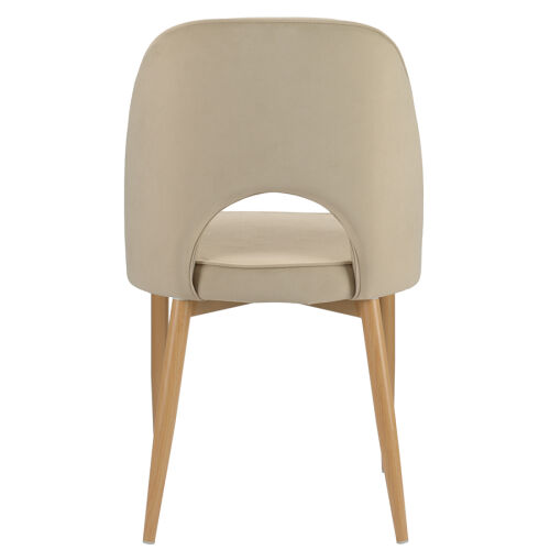 Стул evelyn, велюр, бежевый 7