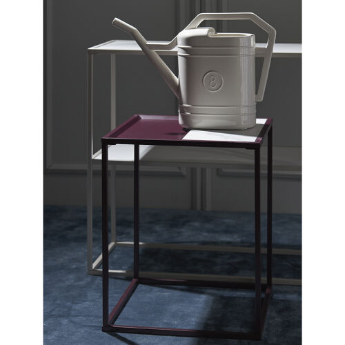 Столик кофейный mayen, 45х45 см, белый/сливовый 4