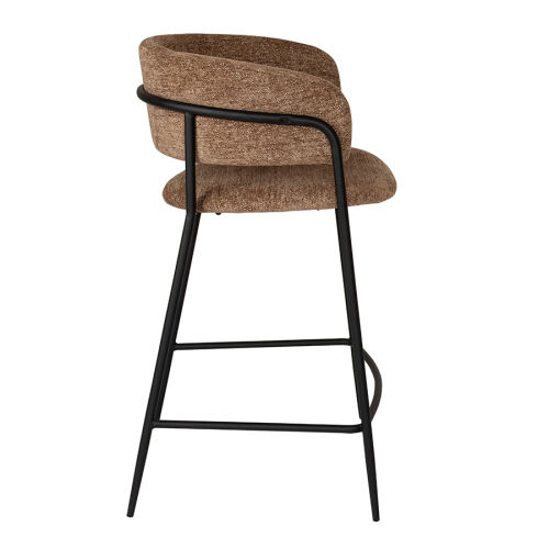 Стул полубарный helning, мягкий шенилл, светло-коричневый 5