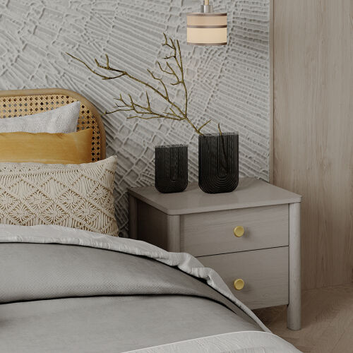 Ваза florenty, 18,5 см, серая 2 Ваза florenty, 18,5 см, серая 2