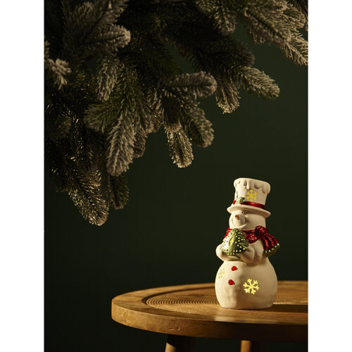 Декор новогодний с подсветкой classy snowman из коллекции new ye 2