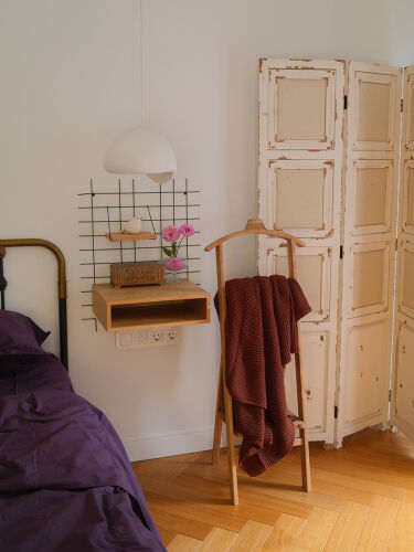 Плед из хлопка жемчужной вязки терракотового цвета из коллекции  3