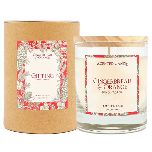 Свеча ароматическая gifting, gingerbread&orange, 40 ч 1 Свеча ароматическая gifting, gingerbread&orange, 40 ч 1