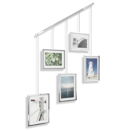 Панно для фотографий exhibit, хром, 5 эл. 5 Панно для фотографий exhibit, хром, 5 эл. 5