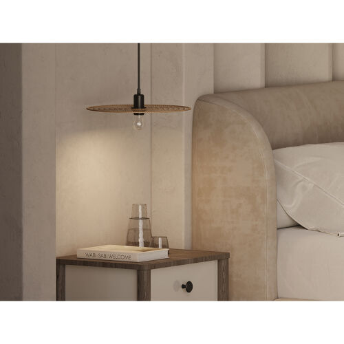 Светильник подвесной vinger, D42х8 см, бежевый 4