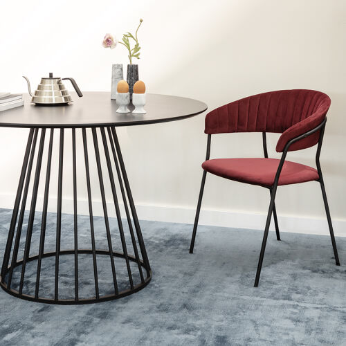 Стул stefany, велюр, винный 3