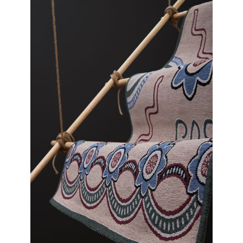 Ковер из хлопка по мотивам эвенских орнаментов из коллекции cult 6