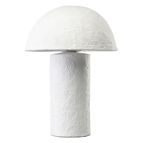 Лампа настольная texture sleek, D32x42 см, белая