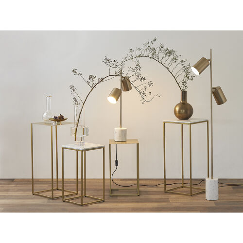 Набор из 2-х столиков mayen gold, золотистые 7