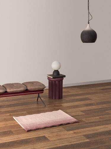 Ковер из шерсти over horizon цвета марсала из коллекции trendy r 2