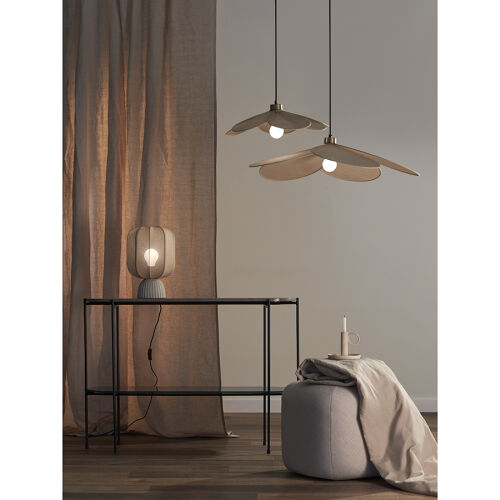 Светильник подвесной kamille, D46 см, бежевый 2