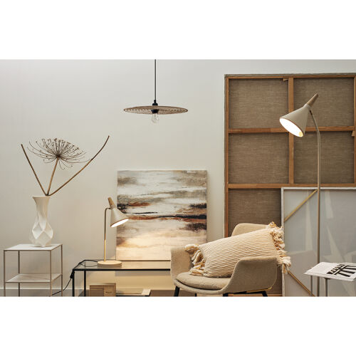 Светильник подвесной vinger, D42х8 см, бежевый 2