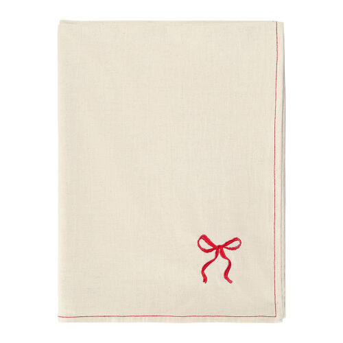 Скатерть fancy bows бежевого цвета из коллекции essential, 180х240 см