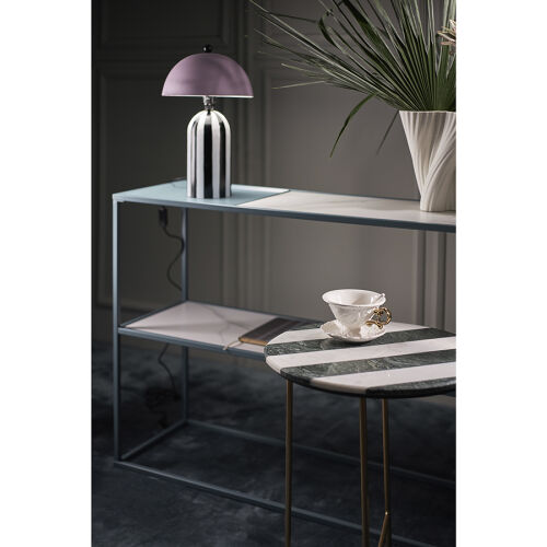 Стол консольный mayen, 120х35х76 см, белый/бирюзовый 1