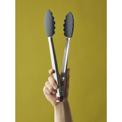 Щипцы кухонные smartchef, 33,5 см, серо-бордовые 3