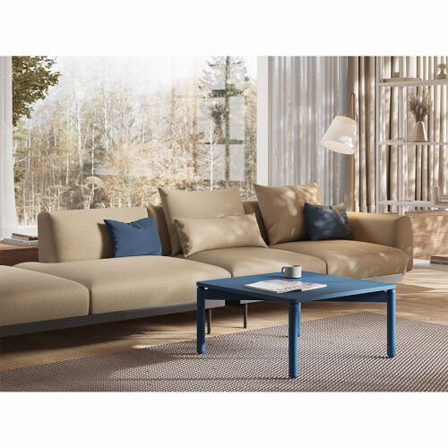 Столик кофейный saga, 75х75 см, синий 3