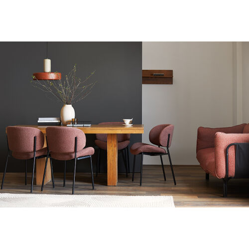 Стул embrace, букле, коричневый 2