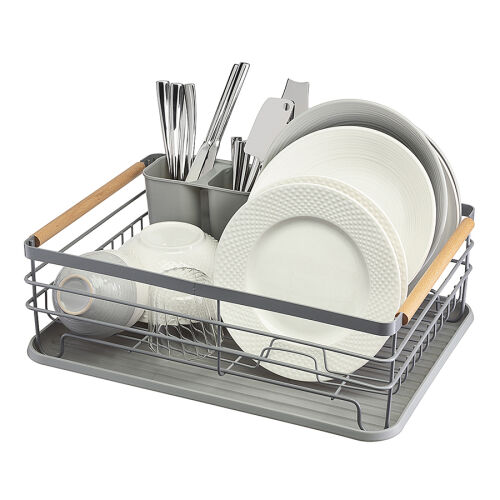 Сушилка для посуды granli, 43x30,5x14 см, серая 1 Сушилка для посуды granli, 43x30,5x14 см, серая 1