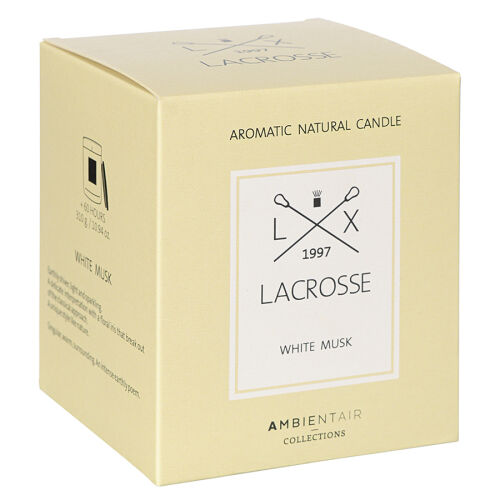 Свеча ароматическая lacrosse, white musk (новая), 60 ч 3 Свеча ароматическая lacrosse, white musk (новая), 60 ч 3