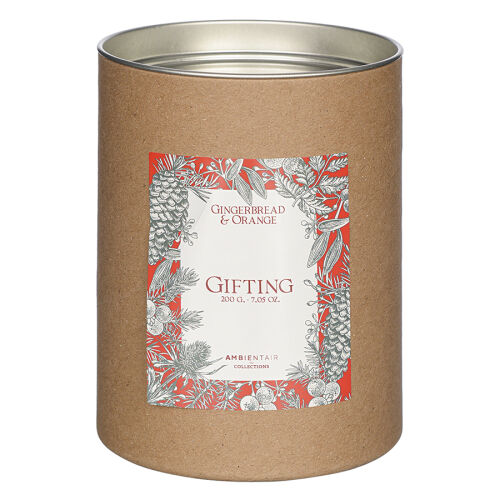 Свеча ароматическая gifting, gingerbread&orange (новая), 40 ч 3 Свеча ароматическая gifting, gingerbread&orange (новая), 40 ч 3