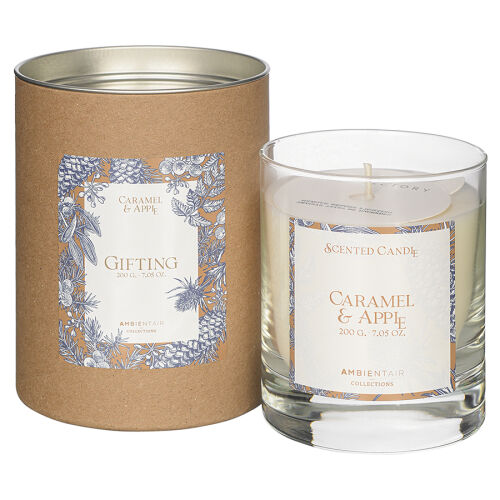 Свеча ароматическая gifting, caramel&apple (новая), 40 ч 1 Свеча ароматическая gifting, caramel&apple (новая), 40 ч 1