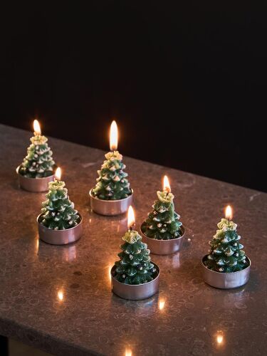 Набор декоративных свечей enchanted woods из коллекции new year  2