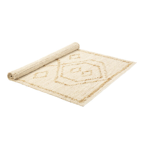 Ковер из джута и переработанного хлопка kolkata из коллекции eth 4