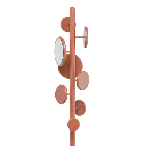 Вешалка напольная с полкой lingon, терракотовая 6