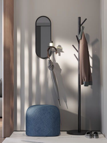 Вешалка напольная forsty, 173 см, черная 4