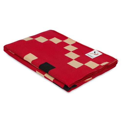 Плед из хлопка по мотивам башкирских орнаментов из коллекции cul 3