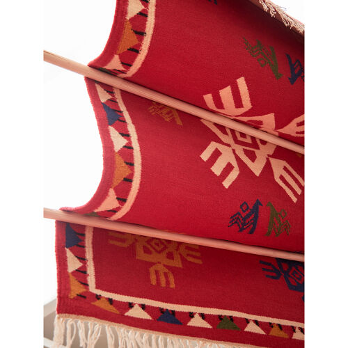 Ковер из шерсти по мотивам чувашских орнаментов из коллекции cul 5